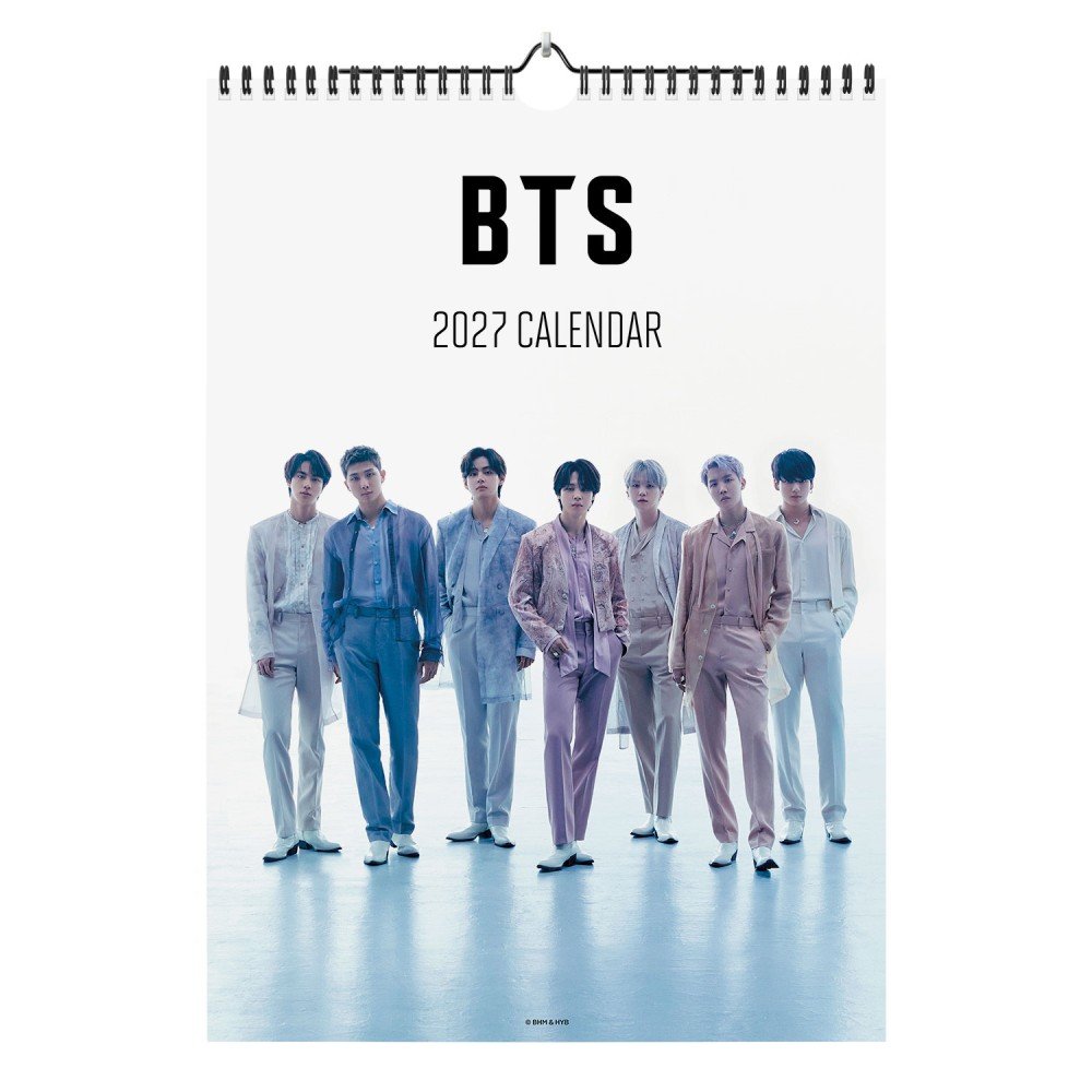 Grupo Erik BTS - 2027 A3 Calendar - Multicolours